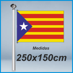 Banderas estelada catalana 250x150cm don bandera