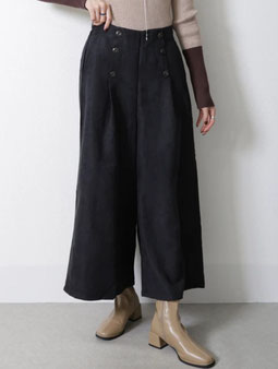 スェードタッチワイドパンツ  フォーユー価格　2,880円(税込)   