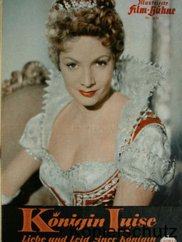 1957年映画「王妃ルイーゼ 愛と悲しみの王妃」のパンフレット ルート・ロイヴェリック主演