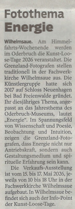 Märkischer Sonntag 09.05.2026