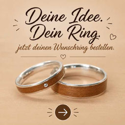 Bestelle deine personalisierten Silberringe. Die perfekten alternativen Eheringe.