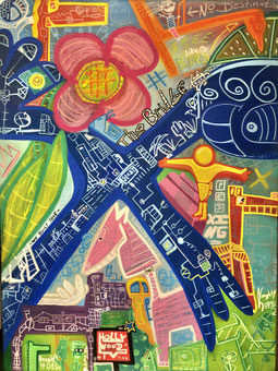 Ped Xing 60 x 80 Acryl