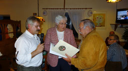 vlnr. Werner Hubert, Hannelore Dörr, Gisbert Heck