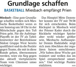 Artikel im Miesbacher Merkur am 18. Februar 2023 - Zum Vergrößern klicken