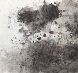 早春12 EARLY SPRING 12 93X100CM 纸本水墨与矿物色 INK & MINERAL COLOR ON PAPER 2026