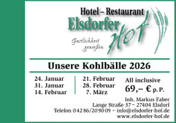 Kohlball Termine Elsdorf