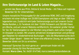 Stellenanzeige schalten für ROW und OHZ