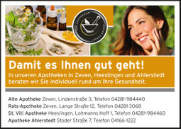 Apotheken Zeven Heeslingen und Ahlerstedt