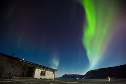 Arctic Panoirama Lodge mit Nordlicht ©Arctic Panorama Lodge