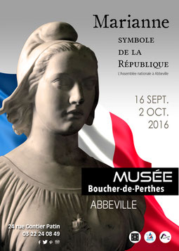 Affiche de l'exposition / Crédit photographique : Abbeville, Musée Boucher-de-Perthes