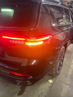 Orangene Blinker bei einem US Auto 