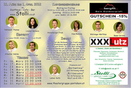 2012 Flyer Theatergruppe St. Pantaleon