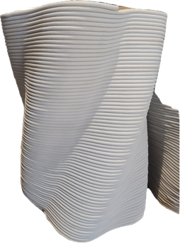 Beton 3D-Druck aus Leichtbeton mit glatter Oberflächentextur