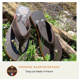 tong cuir homme made in France