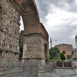 Galeriusbogen und Rotonda in Thessaloniki