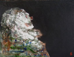 夜の帳が下りる頃　　　Mixed media / 4F