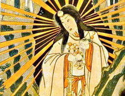 Amaterasu von Utagawa Kunisada (1856)