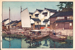 Hiroshi Yoshida, Farbholzschnitt, 1930