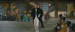 John Wayne shot his interior scenes for "The Barbarian and the Geisha" in the Eiga Studios in Kyoto, Japan. 