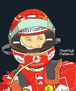 Michael Schumacher by Muneta & Cerracín