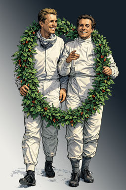 Wolfgang von Trips y Olivier Gendebien de la SEFAC Ferrari 