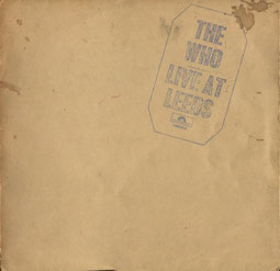 Altes, fleckiges unlaminiertes Cover: "The Who - Live At Leeds" (RE, GER 1981)