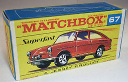 Box mit schwarzem Superfast Schriftzug und Superfast Modell