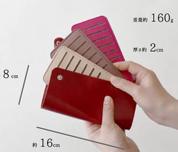 スライド式カードケース 1,980円→1,480円(税込)    