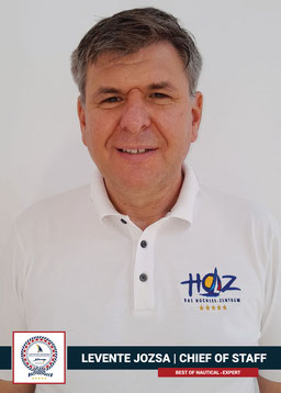 Levente Jozsa – Chief of Staff der HOZ Akademie, Nautical Expert und Crew Member