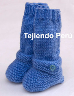Botitas tejidas para niño hot sale