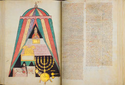 1430 Biblia de Alba menorah