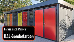 Raucherlounge RAL-Farbe nach Wunsch