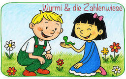 Wurmi und die Zahlenwiese. Übe online das einmaleins und das einsdurcheins