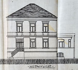 Villa Stresemannstraße 89, Plauen, Bauzeichnung, 1907