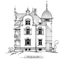 Villa Pausaer Straße 131, Plauen, Bauzeichnung, 1897
