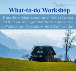 Strategie Workshop Familienstiftung