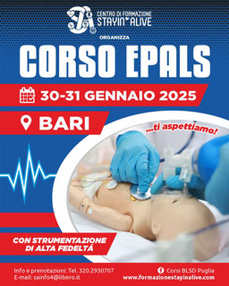 IRC BLSD AMBULANZA SOCCORSO  EGA CUORE ECG   PTC ILS  118 ELISOCCORSO SIMULAZIONE ALTA FEDELTà PBLSD COMUNITà  GESTIONE DELLE VIE AEREE ACAM TRIAGE PUGLIA AHA AMERICA HART ALS EPILS EPALS AMBU LAERDAL STAYIN ALIVE COLLARE CERVICALE EZIO CORSI NIV CORSI