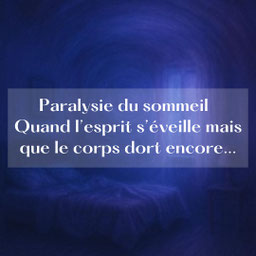 Une chambre dans la nuit, une personne qui dort pour évoquer la paralysie du sommeil