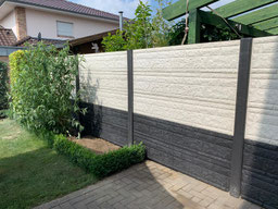 Betonzaun Motiv Fels - Brümmer Bad Oeynhausen