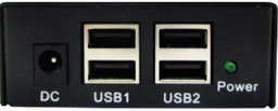 USB2.0延長器 デバイスユニット 前面