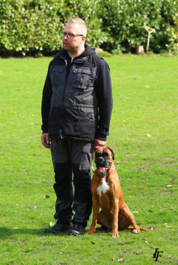 Begleithundeprüfung Boxer Hund vonderwaldnielerheide 