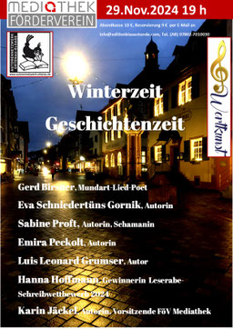 Freitag, 29.11., Mediathek Oberkirch,19 Uhr