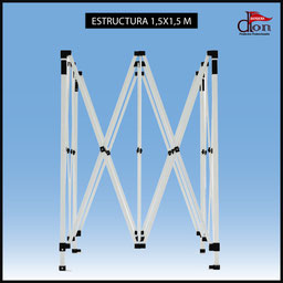 ESTRUCTURA CARPA DE 1,5X1,5M