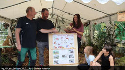 Ausstellung beim Jugendzeltlager 2025 in Ober-Lais