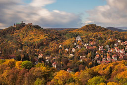 Burschenschaftsdenkmal Eisenach Herbst Stadt Thüringen Wald
