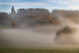 Burschenschaftsdenkmal Eisenach  Nebel Herbst