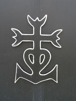 Das Kreuz mit Anker der Camargue