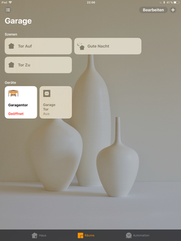 Apple HomeKit Garagentor, Torsteuerung, Smart Thinks, Torsteuerung HomeKit