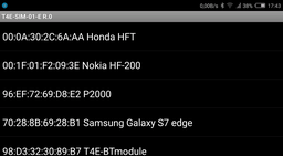 2.Connection to the BlueTooth module of the simulator