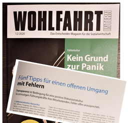 Zeitschrift Fehler Sozialpädagogik Sozialarbeit Sozialwirtschaft Wohlfahrt Artikel Führung Mitarbeiterbindung Zukunft